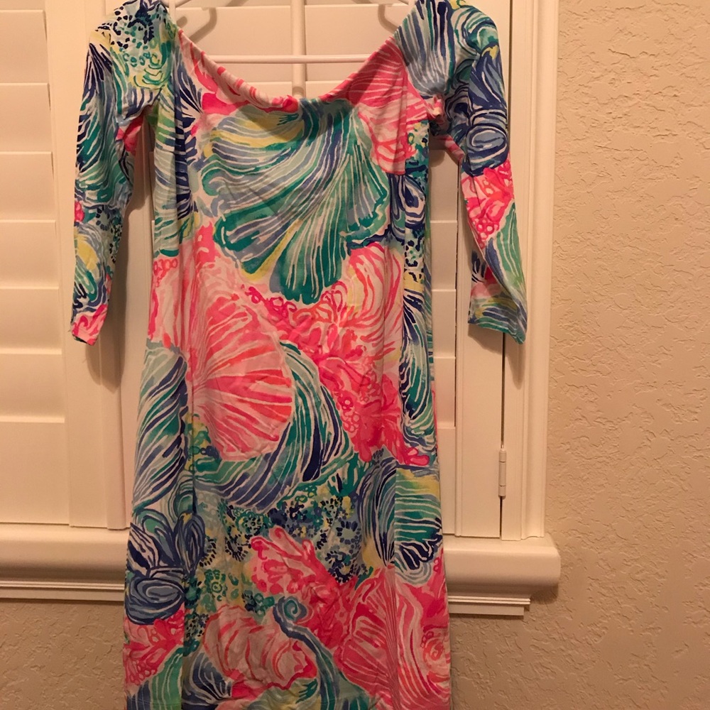 Lilly Pulitzer Off The Shoulder Dress